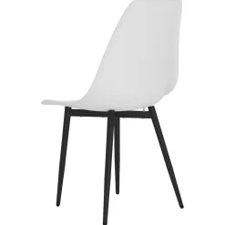 vidaXL Eetkamerstoelen 2 st PP wit