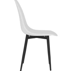 vidaXL Eetkamerstoelen 2 st PP wit