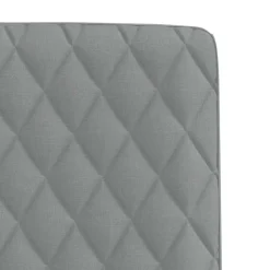 vidaXL Eetkamerstoelen 4 st stof lichtgrijs