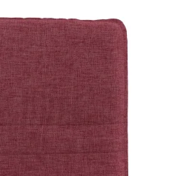 vidaXL Eetkamerstoelen 4 st stof wijnrood