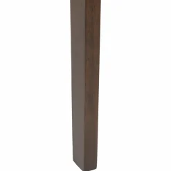 vidaXL Eetkamerstoel 2 st Massief Rubberhout Lichtbruin en Zwart