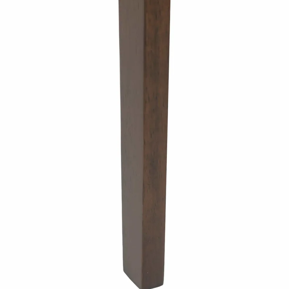 vidaXL Eetkamerstoel 2 st Massief Rubberhout Lichtbruin en Zwart