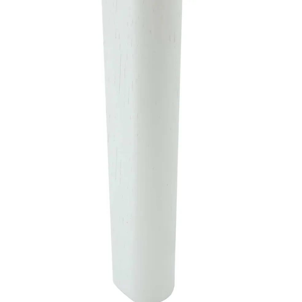 vidaXL Eetkamerstoel 2 st Massief Rubberhout Wit en Grijs