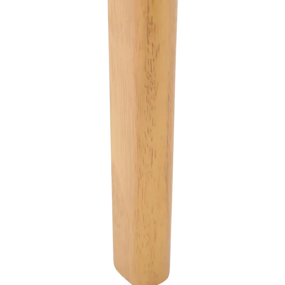 vidaXL Eetkamerstoel 2 st Massief Rubberhout Naturel 51 x 61 x 80,5 cm