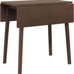 vidaXL Eettafel bruin massief hout rubber