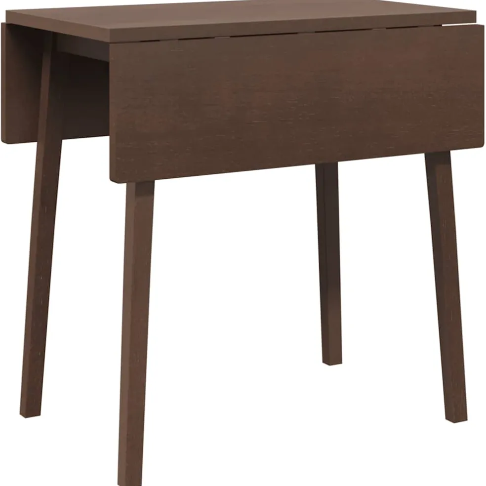 vidaXL Eettafel bruin massief hout rubber