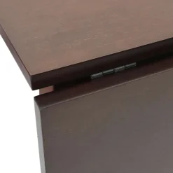 vidaXL Eettafel bruin massief hout rubber