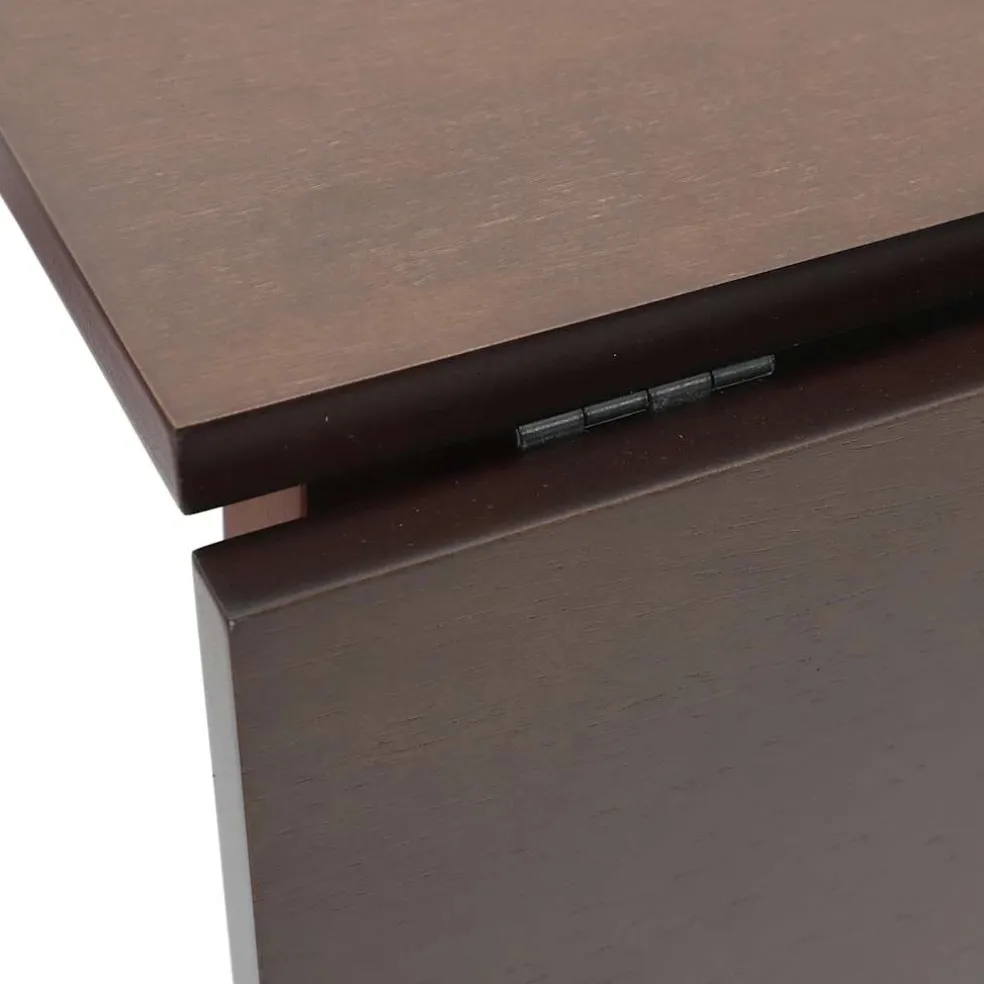 vidaXL Eettafel bruin massief hout rubber
