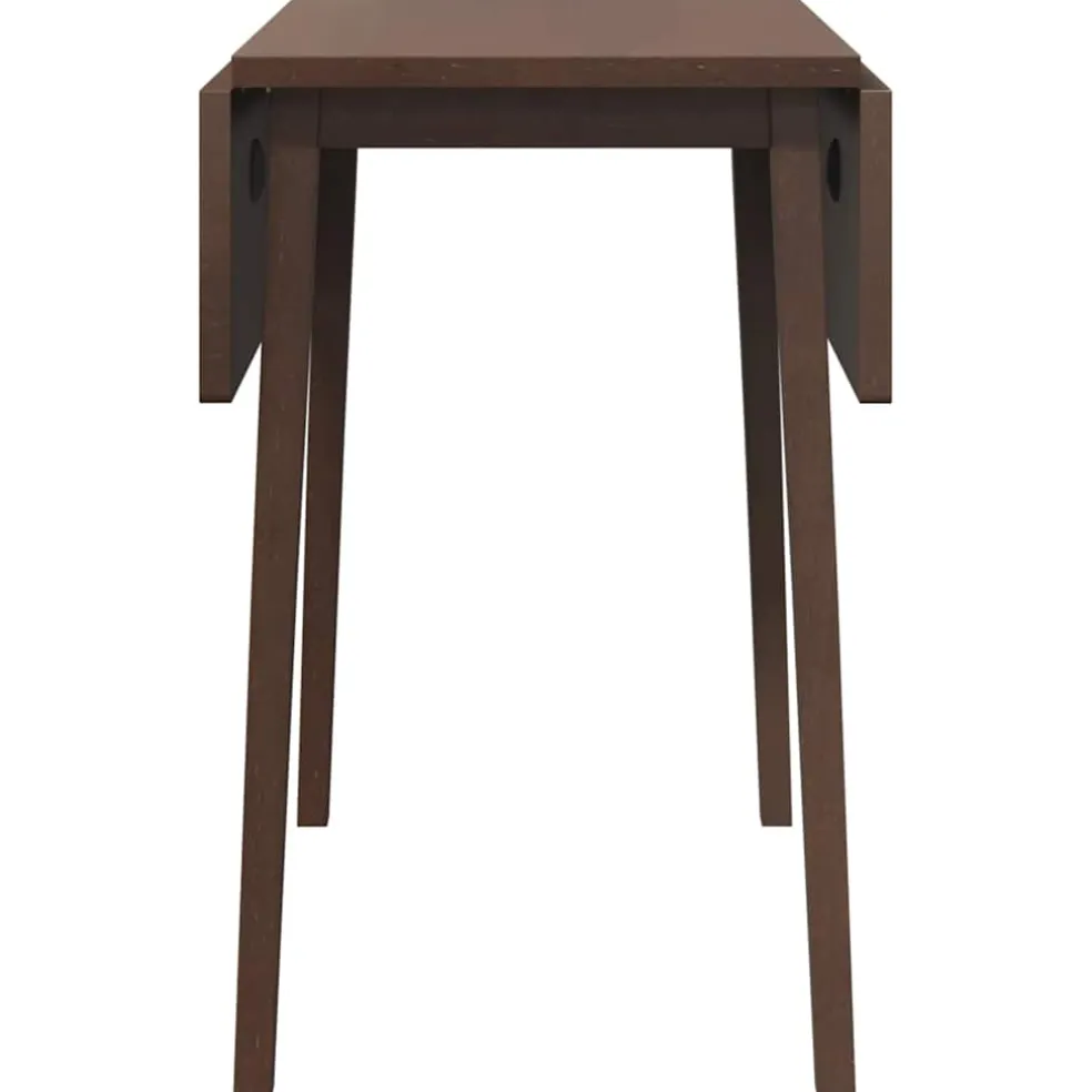 vidaXL Eettafel bruin massief hout rubber