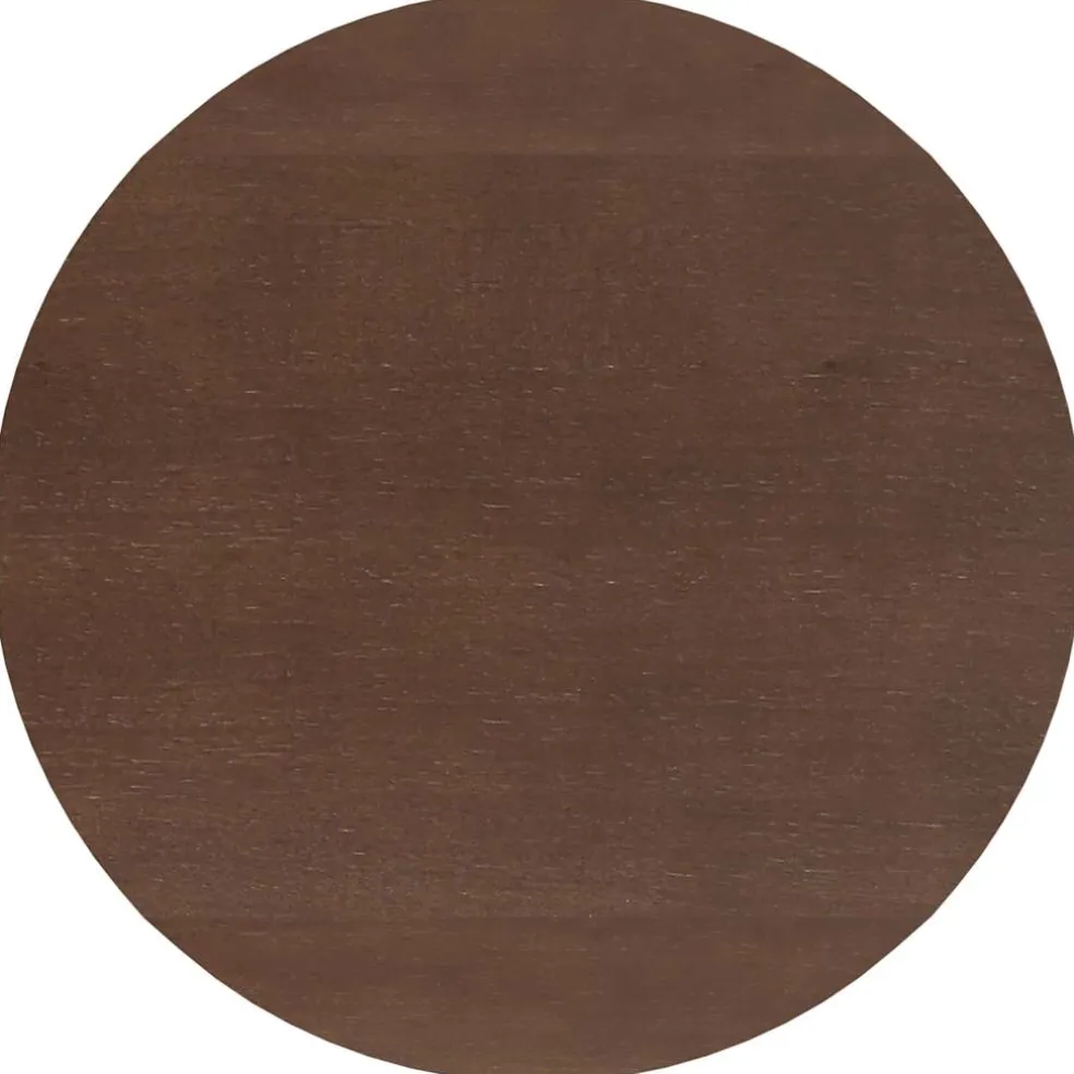 vidaXL Eettafel bruin massief hout rubber