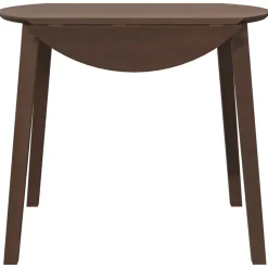 vidaXL Eettafel bruin massief hout rubber