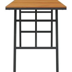 vidaXL Eettafel Bruin 110 x 55 x 61,5 cm Massief Acaciahout