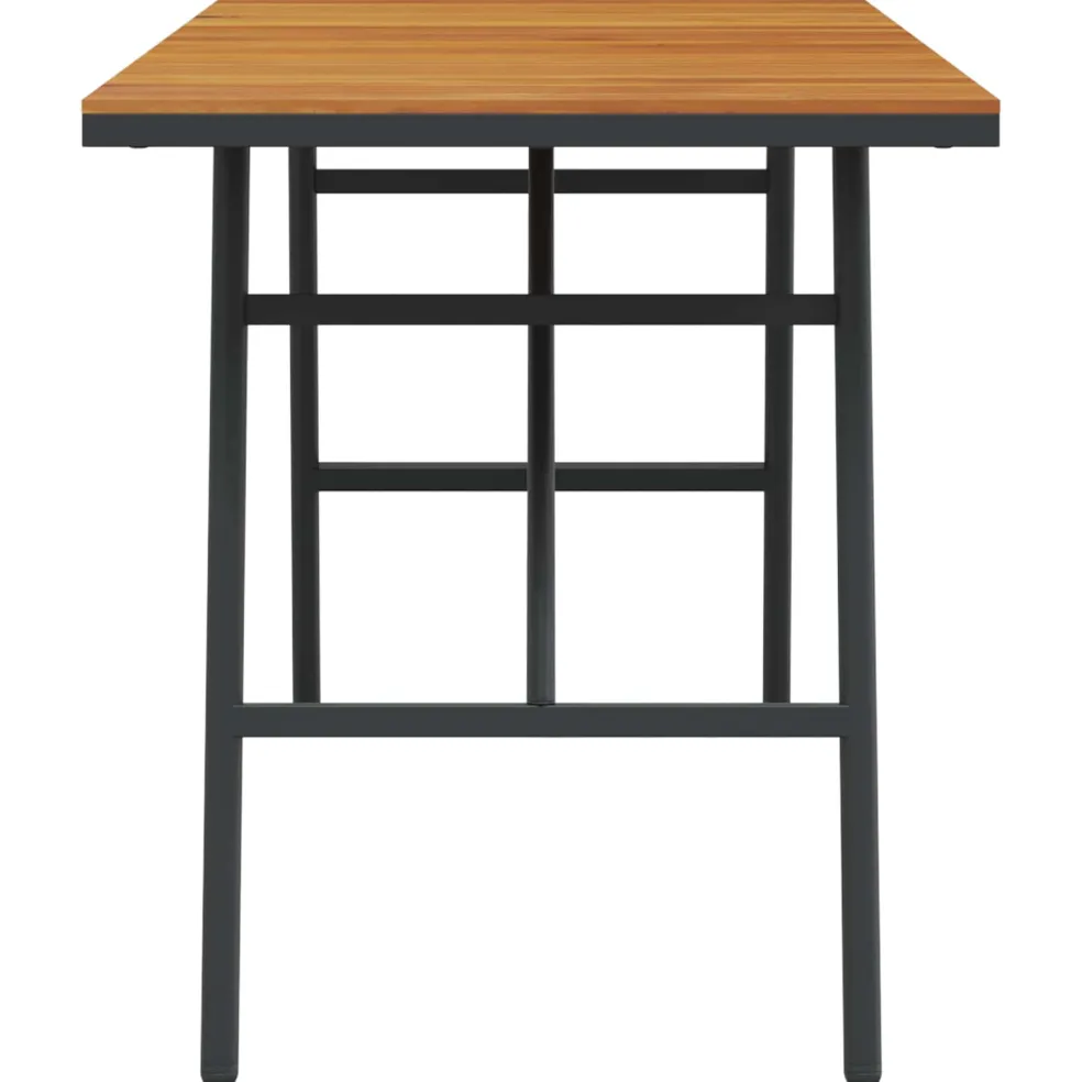 vidaXL Eettafel Bruin 110 x 55 x 61,5 cm Massief Acaciahout