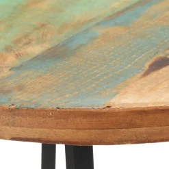 vidaXL Eettafel 80 cm massief gerecycled hout