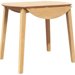 vidaXL Eettafel massief hout naturel rubber