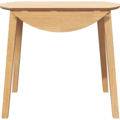 vidaXL Eettafel massief hout naturel rubber