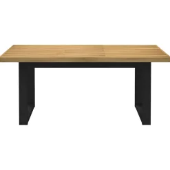 vidaXL Eettafel NOAIN U-vormige poten 180x90x75 cm massief grenenhout