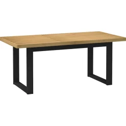 vidaXL Eettafel NOAIN U-vormige poten 180x90x75 cm massief grenenhout