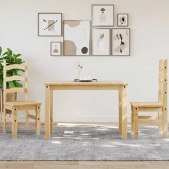 vidaXL Eettafel Panama 112x60x75 cm massief grenenhout