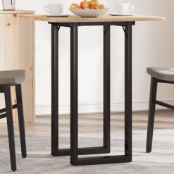 vidaXL Eettafelpoten O-frame 80x40x73 cm staal