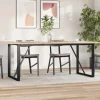 vidaXL Eettafelpoten O-frame 180x80x73 cm staal