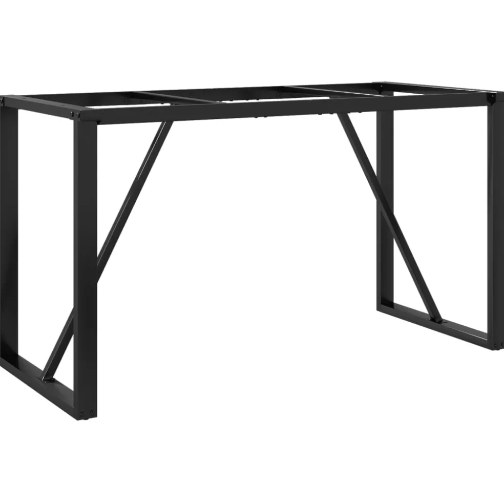 vidaXL Eettafelpoten O-frame 140x60x73 cm staal