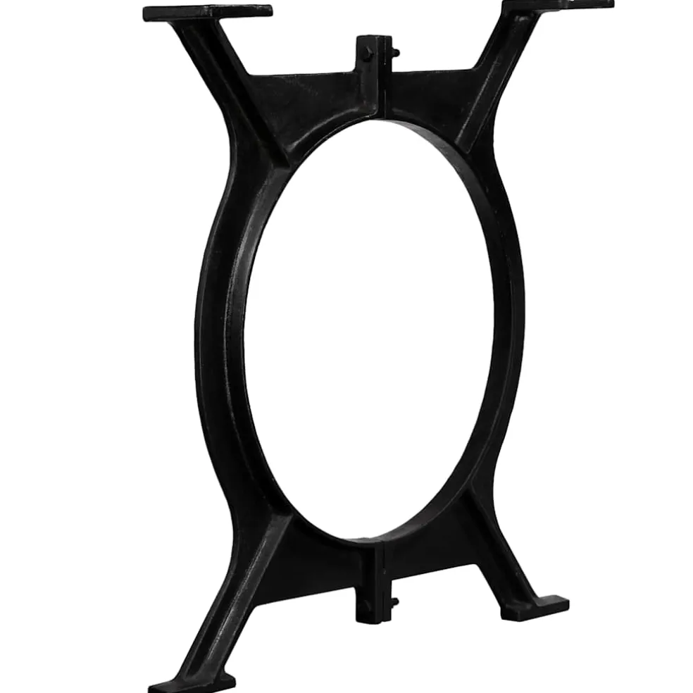 vidaXL Eettafelpoten 2 st O-frame gietijzer
