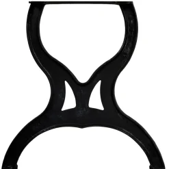 vidaXL Eettafelpoten 2 st X-frame gietijzer