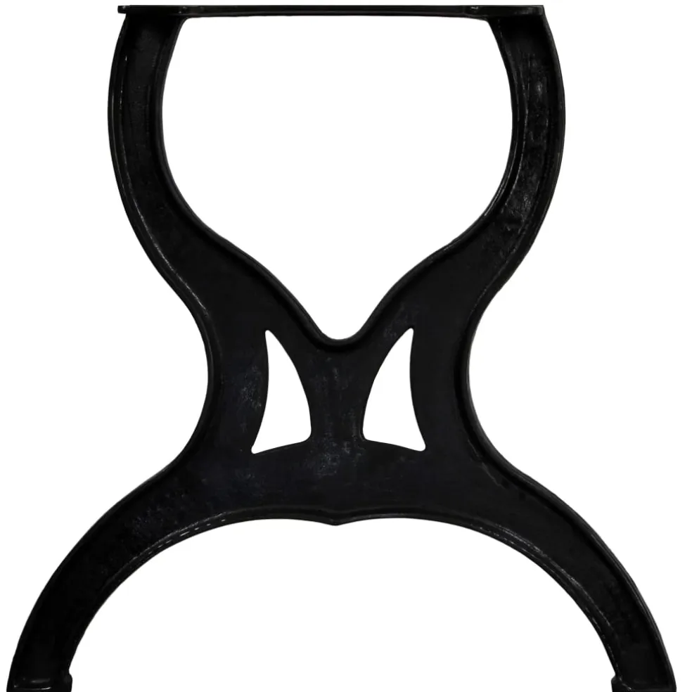 vidaXL Eettafelpoten 2 st X-frame gietijzer