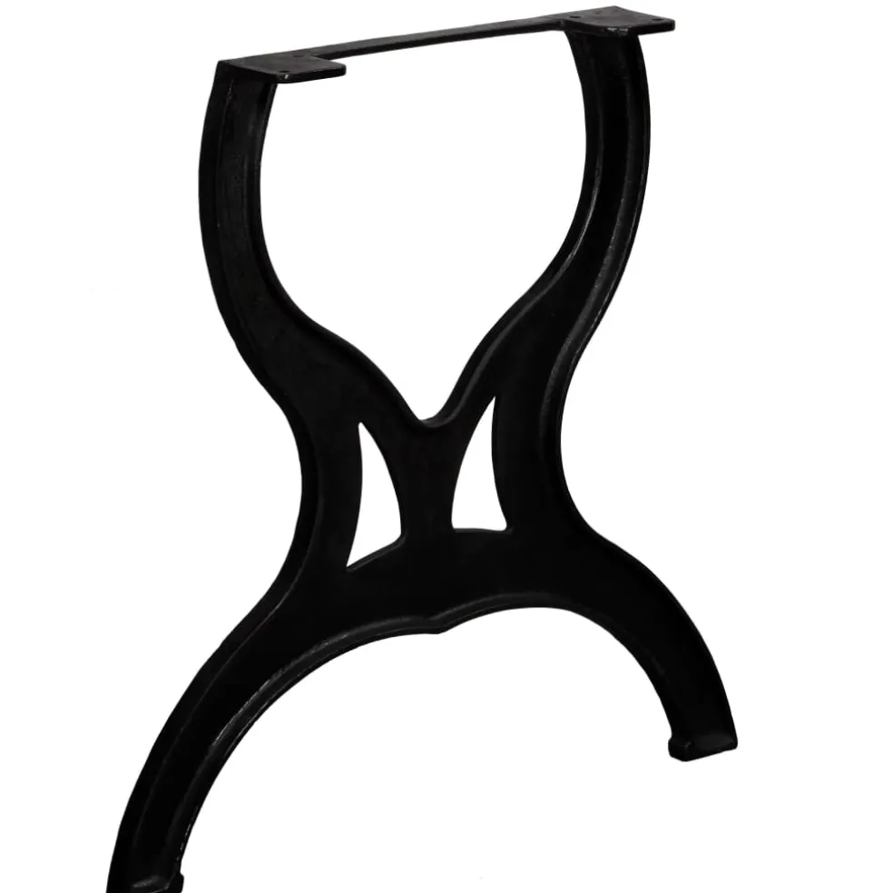 vidaXL Eettafelpoten 2 st X-frame gietijzer