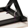 vidaXL Eettafelpoten X-frame 60x50x73 cm staal