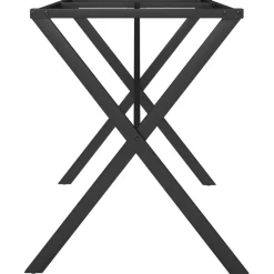 vidaXL Eettafelpoten X-frame 140x60x73 cm staal