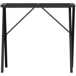 vidaXL Eettafelpoten X-frame 80x40x73 cm staal