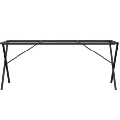 vidaXL Eettafelpoten X-frame 160x80x73 cm staal