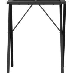 vidaXL Eettafelpoten X-frame 50x40x73 cm staal