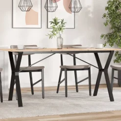 vidaXL Eettafelpoten Y-frame 140x60x73 cm staal