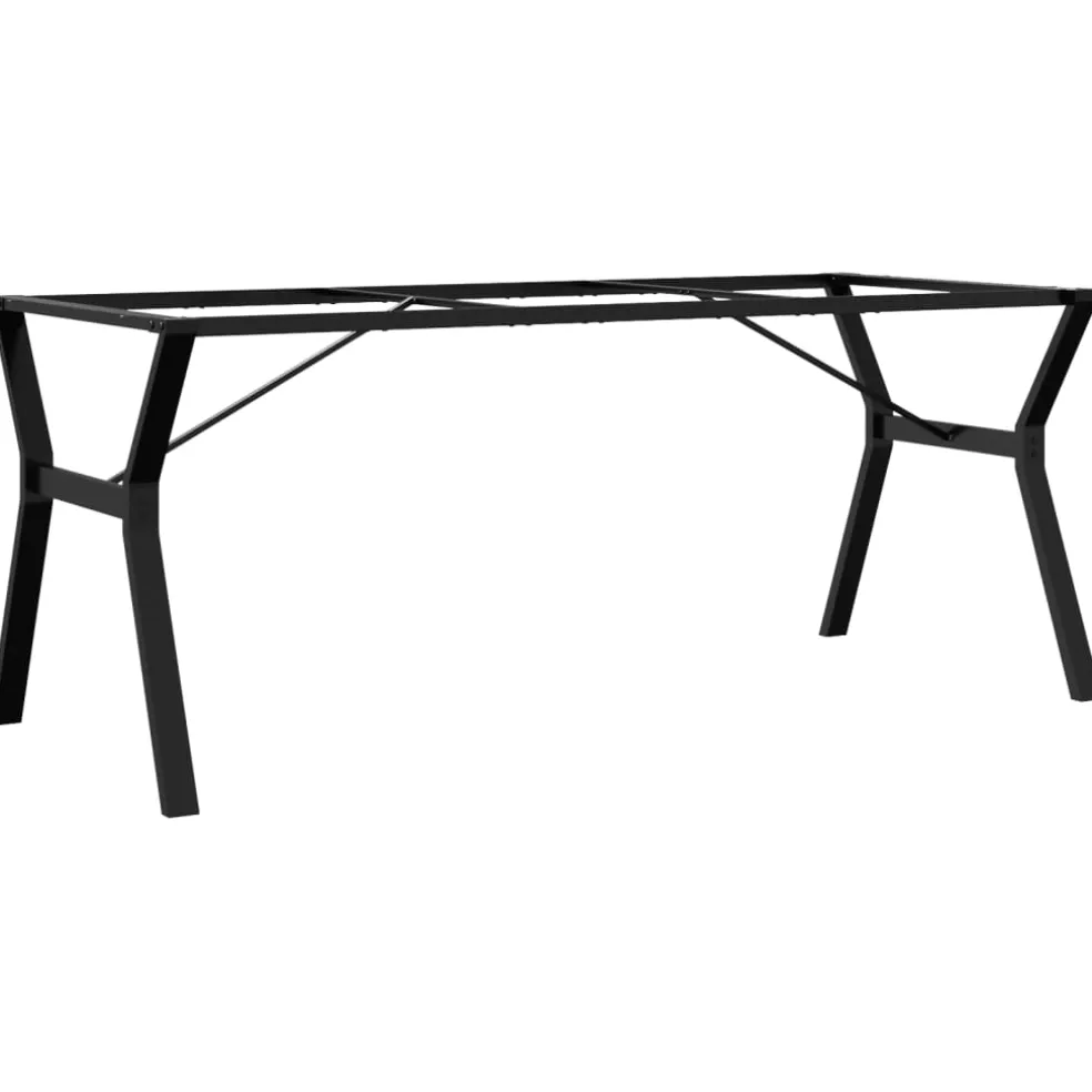vidaXL Eettafelpoten Y-frame 180x80x73 cm staal