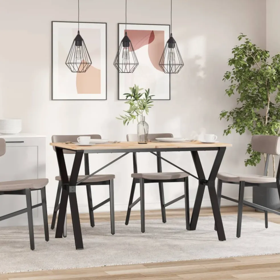 vidaXL Eettafelpoten Y-frame 120x60x73 cm staal