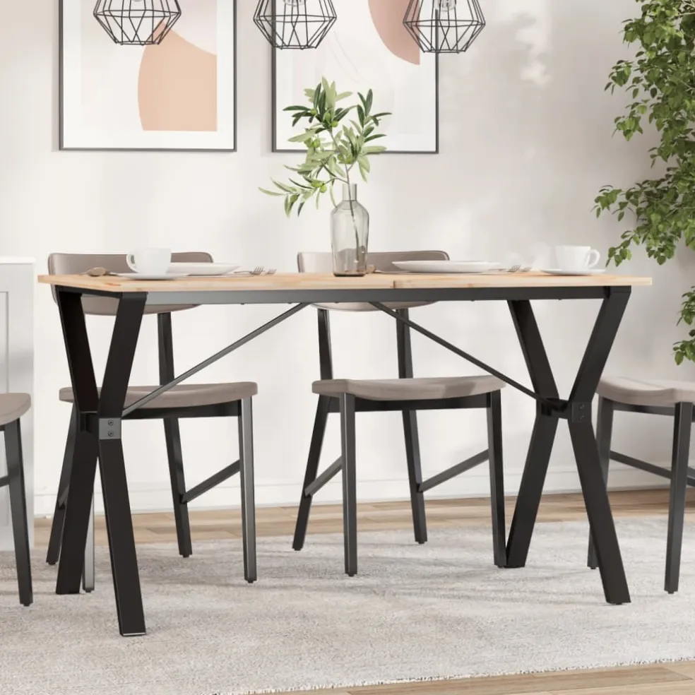 vidaXL Eettafelpoten Y-frame 120x60x73 cm staal