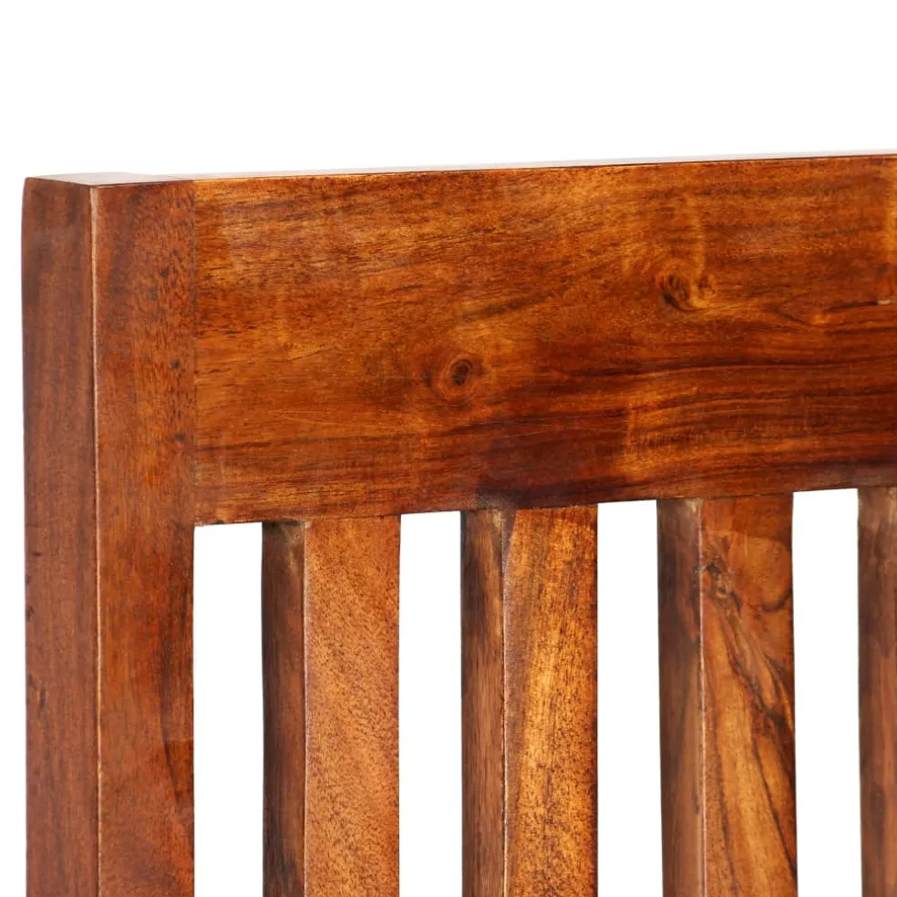 vidaXL Eettafelset massief acacia- en mangohout 7-delig