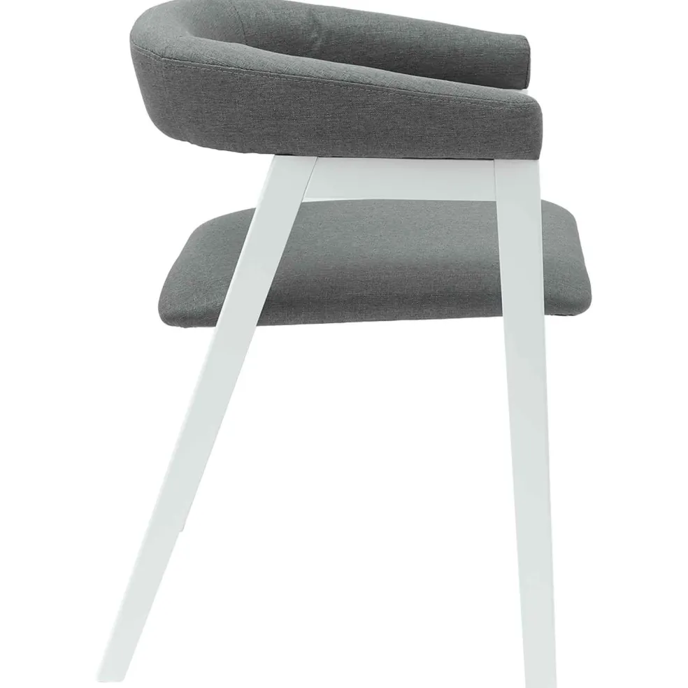 vidaXL Eettafelstoelen 2 st Massief Rubberhout Wit 54 x 57 x 73 cm