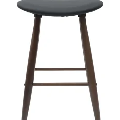 vidaXL Eettafelstoelen 2 st Massief Rubberhout Licht Bruin