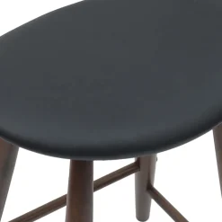 vidaXL Eettafelstoelen 2 st Massief Rubberhout Licht Bruin