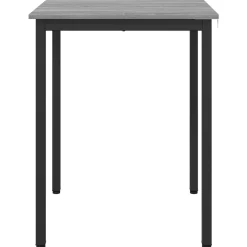 vidaXL Eettafels 60 x 60 x 75 cm Bewerkt hout Grijs Sonoma Vierkant