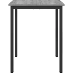 vidaXL Eettafels 60 x 60 x 75 cm Bewerkt hout Grijs Sonoma Vierkant