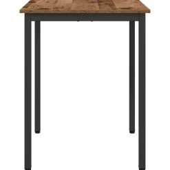 vidaXL Eettafels 60 x 60 x 75 cm Bewerkt hout Oud hout Vierkant