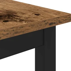 vidaXL Eettafels 60 x 60 x 75 cm Bewerkt hout Oud hout Vierkant