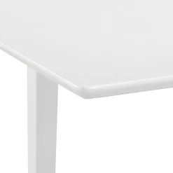 vidaXL Eettafel verlengbaar (80-120)x80x74 cm MDF wit