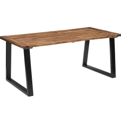 vidaXL Eettafel 180x90cm massief acaciahout