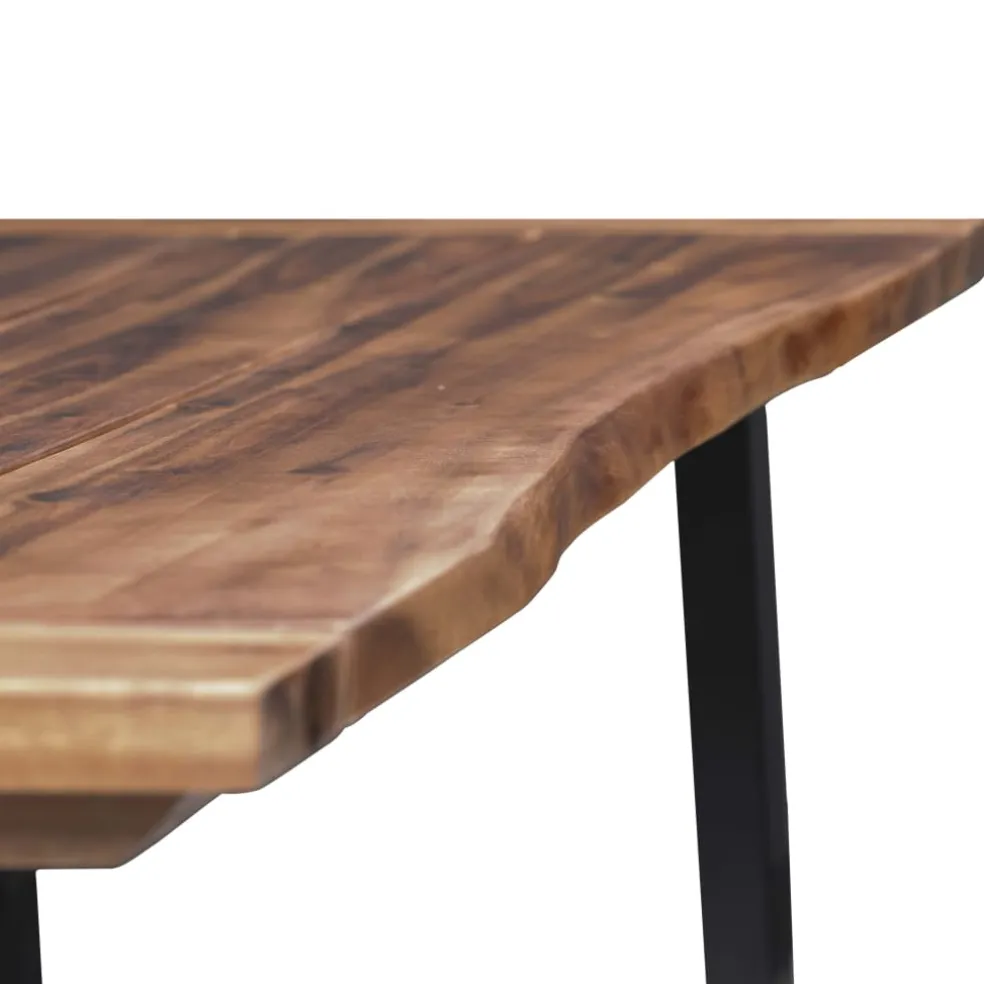 vidaXL Eettafel 180x90cm massief acaciahout